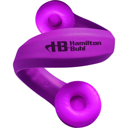 HamiltonBuhl Flex Phones Foam Headphones for Children, Purple