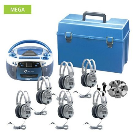 HamiltonBuhl AudioStar MEGA - 6 Person Listening Center with SC-7V Headphones