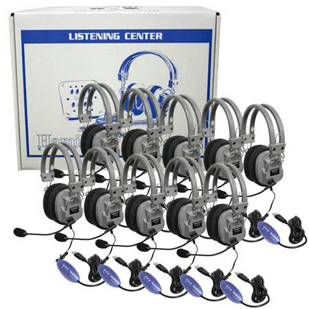 Hamilton Buhl 10 HA5USBSM Headphones Lab Pack with Carry Case