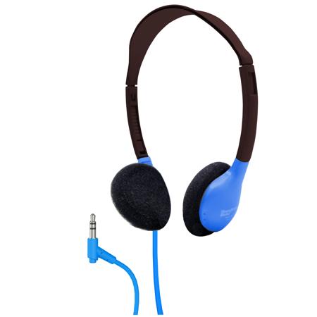 Hamilton Buhl Lab Pack w/24x HA2 Personal On-Ear Headphones & Carry Case, Blue