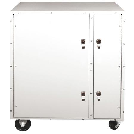 Hamilton Buhl PowerStacker Tower 20 Bay Charging Cart with Set of 4 Casters