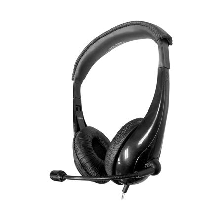 Hamilton Buhl Motiv8 TRRS Classroom Headset with Gooseneck Mic and In-Line Volume Control