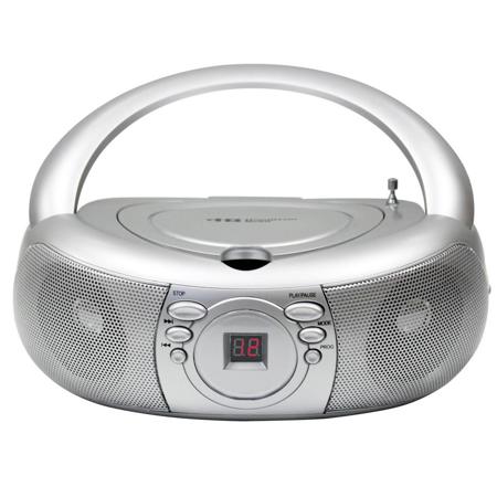 Hamilton Buhl Top-Loading CD Boombox with AM/FM Analog Radio Tuner