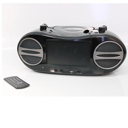 Hamilton Buhl Sound Vision Portable Video Boom box Movie & Music System