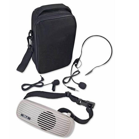 Hamilton Buhl 5W Waistband Amplifier with Headset and Lapel Microphones