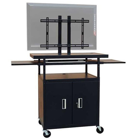Hamilton Buhl PLCAB5434E Flat Panel AV Cart with Locking Cabinet