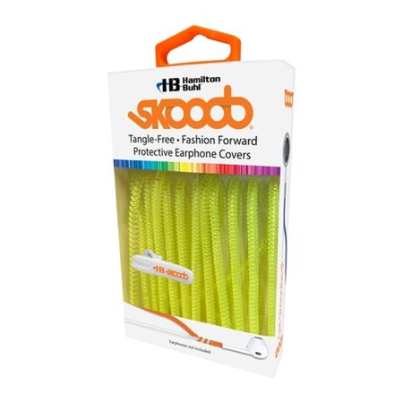 Hamilton Buhl Skooob Tangle Free Earbud Cover, Yellow