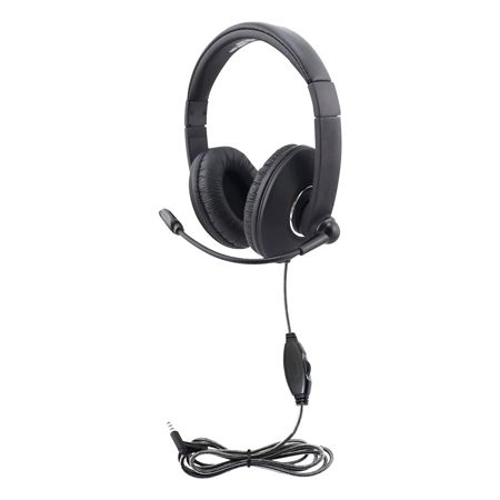 Hamilton Buhl Smart-Trek Mini Headset w/Gooseneck Microphone & 3.5mm TRRS Plug