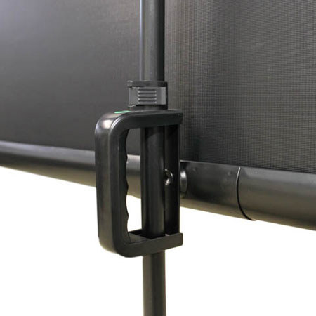 Hamilton Buhl Value Line Tripod Projection Screen, Black Housing, 70x70"