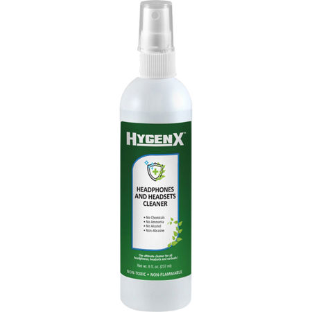 HamiltonBuhl HygenX Headphones and Headsets Cleaner Spray Bottle, 8 oz