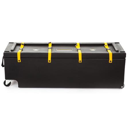 Hardcase 52x16x16" Hardware Case with 4 Wheels, Black