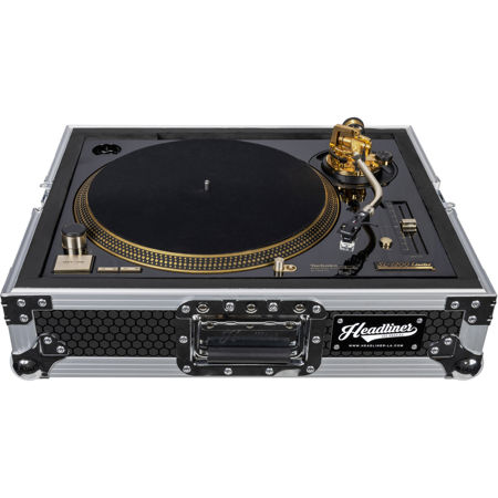 Headliner Turntable Flight Case, Silver/Black