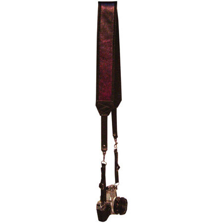 Heavy Leather NYC Classic Leather Camera Strap, Distressed Red
