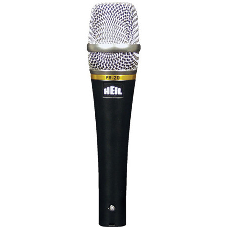 Heil Sound PR20 Utility Dynamic Cardioid Handheld Microphone, Metal Windscreen