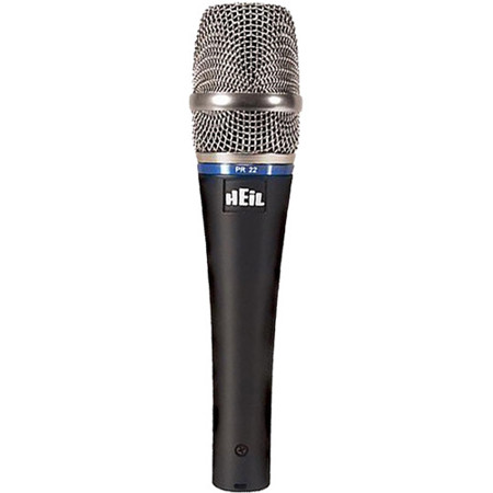 Heil Sound PR22 Utility Low Noise Handling Dynamic Cardioid Handheld Microphone