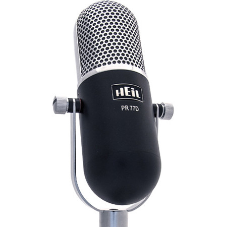 Heil Sound PR77D Deco Series Dynamic Cardioid Microphone w/ PR40 Element, Black