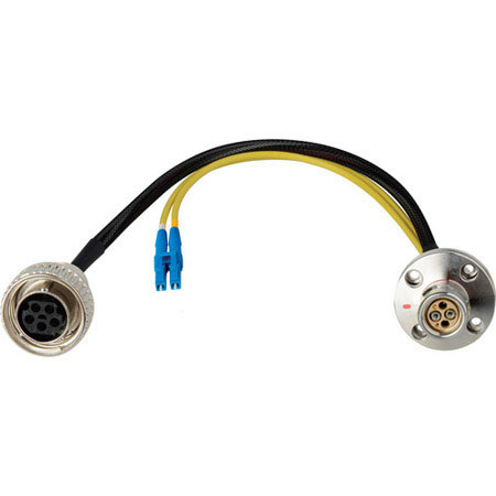 Camplex 35' Lemo FMW to Duplex LC Fiber & 5-Pin Amp Power Inline Breakout Cable