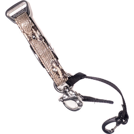 Holdfast Gear Adjustable Slider for MoneyMaker Harness, Genuine Python Leather