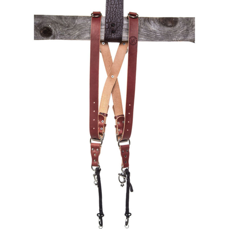 HoldFast Gear Money Maker Multi-Camera Harness, Bridle Leather, Small, Chestnut