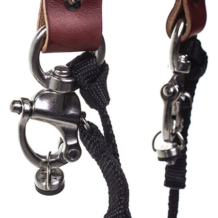 HoldFast Gear Money Maker Water Buffalo Large Three-Camera Harness, Black
