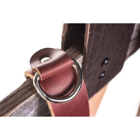 HoldFast Gear Money Maker Three-Camera Harness, Bridle Leather, Small, Tan