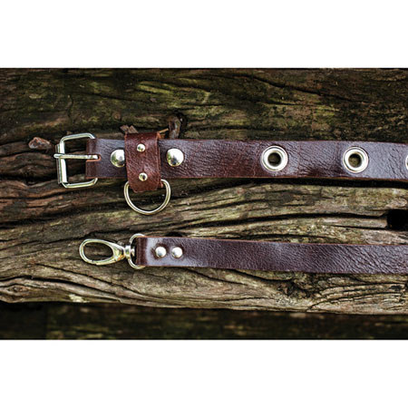 HoldFast Gear Water Buffalo Photo Belt, Large, Burgundy