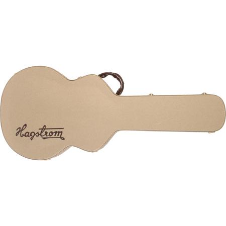 Hagstrom B-62 Hardshell Hag Case for Viking & Baritone Bass Models Guitar, Tweed