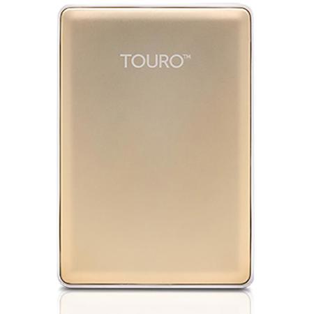 HGST Touro S 1TB External Hard Drive, Gold