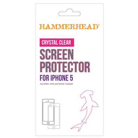 Hammerhead Crystal Clear Screen Protector for iPhone 5 - Green