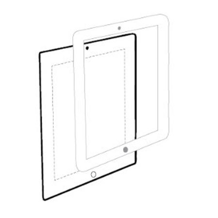 Hammerhead Bubble-Free Screen Protector for iPad 2/3, White