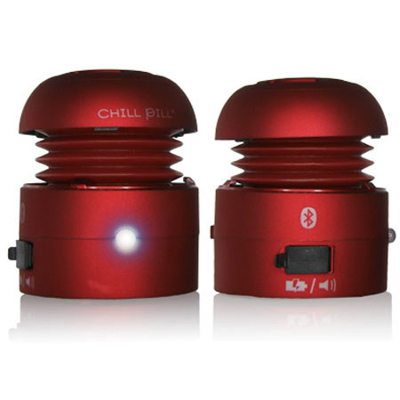 Hammerhead Chill Pill Bluetooth Mobile Speakers, Red