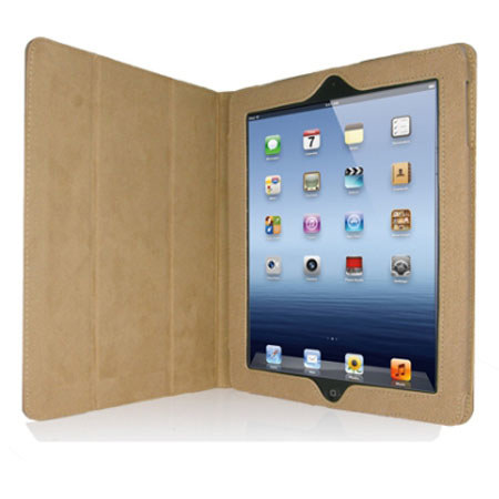 Hammerhead Folio Case for iPad 2/3/4 - Suede Brown