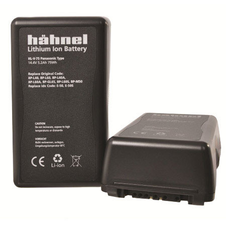 Hahnel HL-V75 Rechargeable Li-Ion Battery with LED Power Indicator