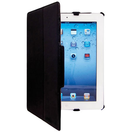 Hammerhead Leather Folio Case for iPad 1, 2, 3 & 4, Black
