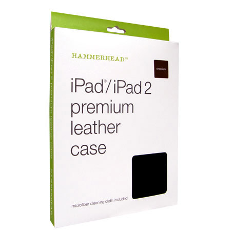 Hammerhead Premium Leather Case for iPad 1,2 & 3, Chocolate