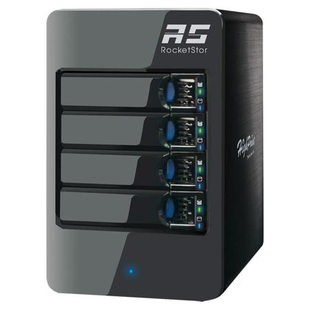 HighPoint RocketStor 6414TS Turbo RAID Class 4-Bay Storage Tower Enclosure