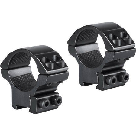 Hawke Sport Optics 1" Match Mount Ring for 9-11mm Rails, Low, 4 Bolt, Pair