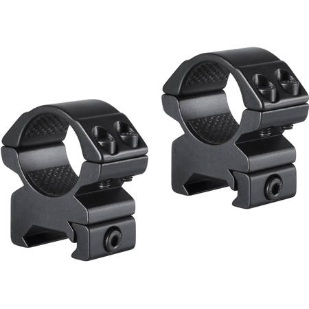 Hawke Sport Optics 1" Match Mount Rings for Weaver Rails, Medium Height, Pair