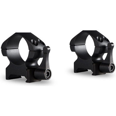 Hawke Sport Optics 1" Precision Steel Weaver Ring Mounts, Lever, 2-Piece, Medium