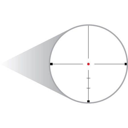 Hawke Sport Optics 6-24x50 Endurance 30 WA SF Riflescope, Illum LR Dot Ret, 30mm