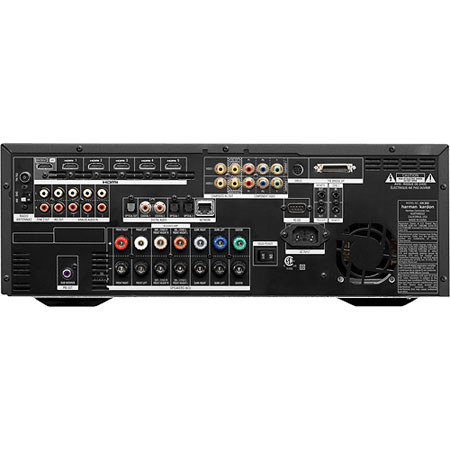 Harman Kardon 7.1-Channel 110W Audio/Video Receiver, Black/Aluminum