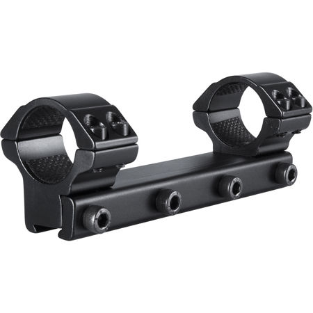 Hawke Sport Optics 1-Piece 1" Riflescope Mount w/ Picatinny Base, Medium, Black