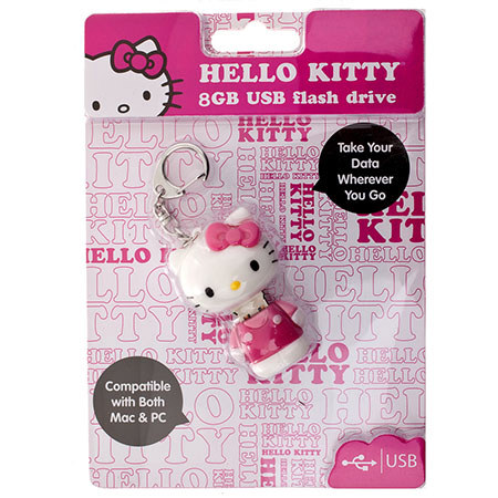 Hello Kitty 8GB USB Flash Drive, USB 2.0 Interface