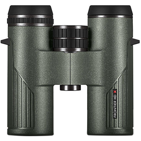 Hawke Sport Optics 10x32 Frontier HD X Water Proof Roof Prism Binocular with 6.2 Degree Angle of View, Green