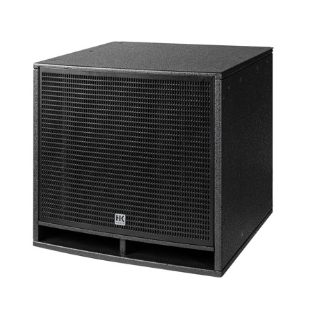 HK Audio FINEO FO S112 F 1x12" 1200W Bass Reflex Flyable Passive Subwoofer, Jet Black