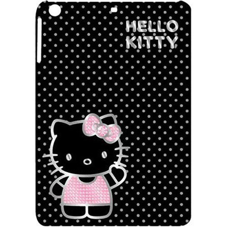 Hello Kitty iPad Mini Protective Hard Shell Cover, Black