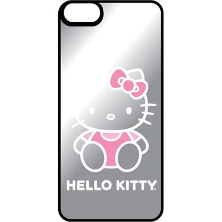 Hello Kitty iPhone 5 Mirror Case with Sitting Cat