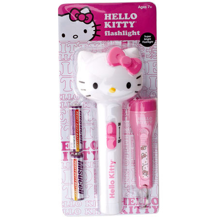 Hello Kitty Flashlight and Keychain Set