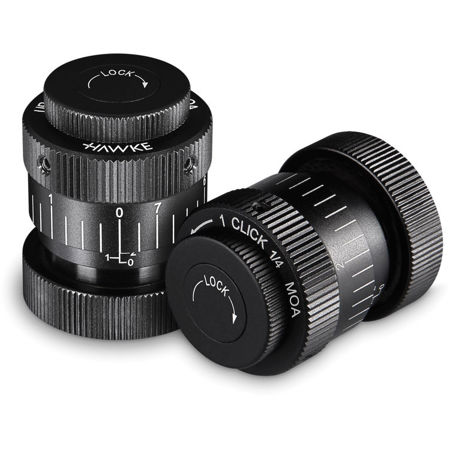 Hawke Sport Optics 1/4 MOA Interchangeable Turrets, 2 Pack