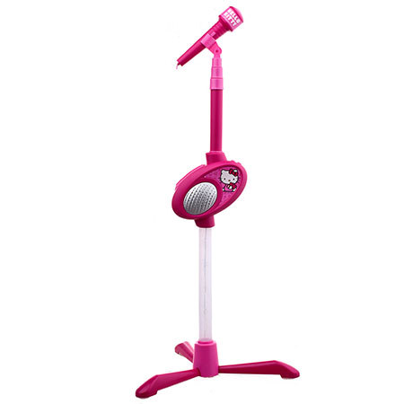 Hello Kitty Microphone Stand with Microphone
